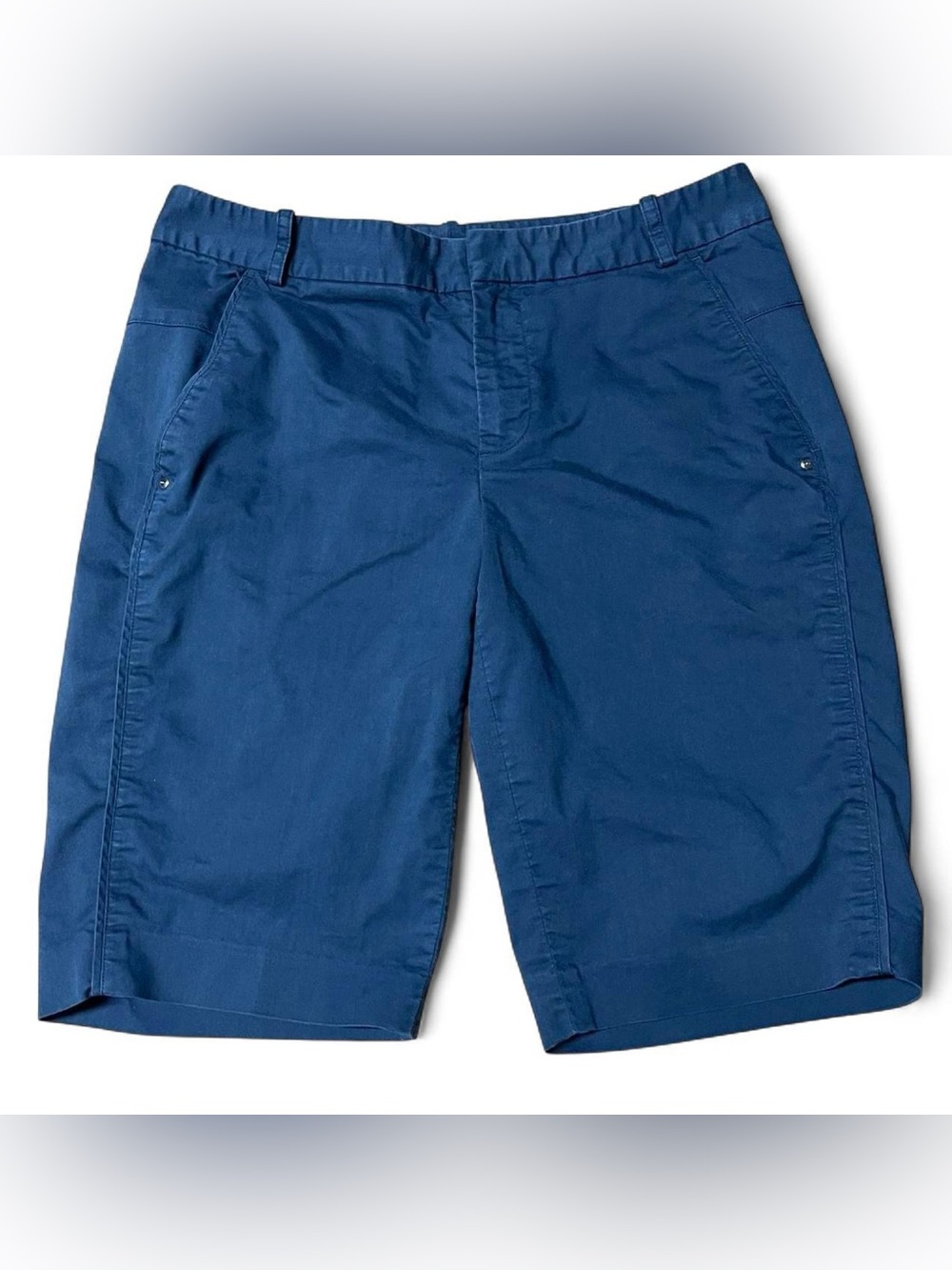 Polo Golf by Ralph Lauren Women’s Dark Blue Flat Front Chino Shorts Size 2